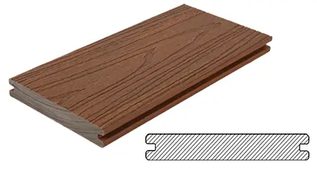WPC DECKING co-extrusion SOLID