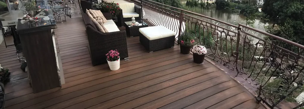 WPC DECKING co extrusion banner