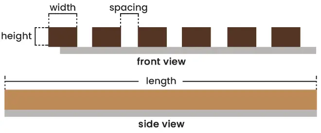 wood acoustic slat wall panel size customization