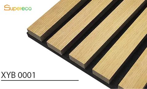 wood acoustic slat wall panel wooden strips XYB 0001
