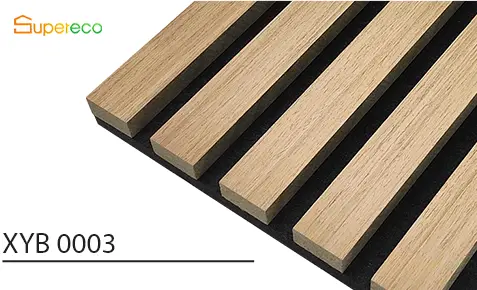 wood acoustic slat wall panel wooden strips XYB 0003