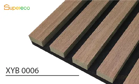 wood acoustic slat wall panel wooden strips XYB 0006
