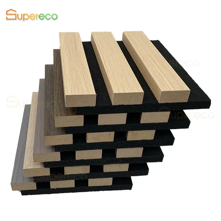 wooden slat acoustic wall sheet