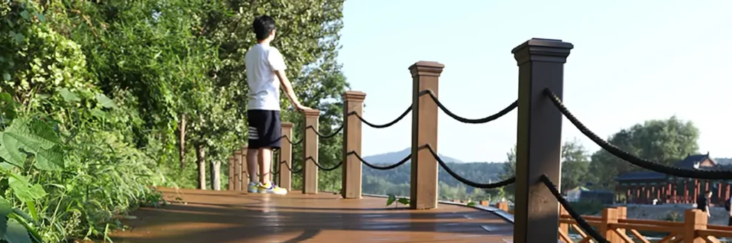 co-extrusion WPC decking-banner