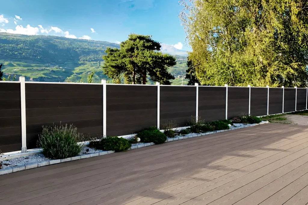 factory direct wpc fence for landscaping & development