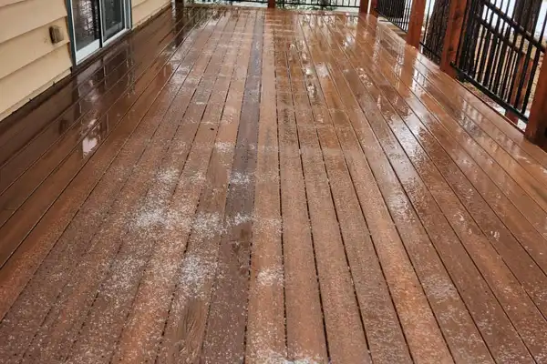 Waterproof WPC decking planks from a professional factory built for wet climates.