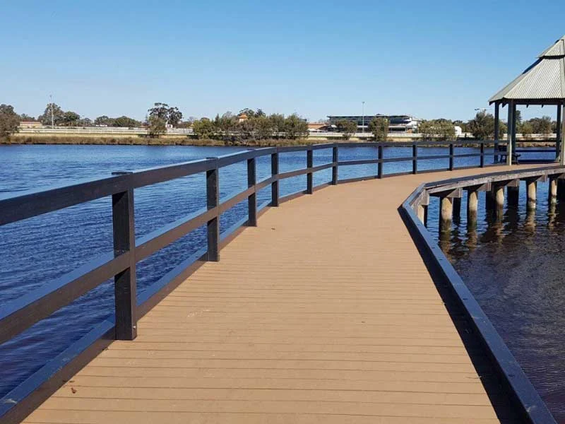 Australia waterfront boardwalk flooring manufactured direct from a professional WPC decking factory.