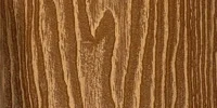 Embossed composite decking surface with deep wood grain texture