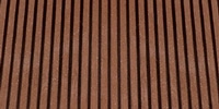 Pinstripe composite decking surface finish with fine linear grooves