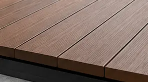 Composite decking installation process using a hidden fastening system
